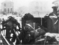 Troops of the North Shore Regiment, 3rd Canadian Infantry Division, land at Bernieres-sur-Mer, Juno Beach, on D-Day. From a silent film shot by camerman Sergeant Bill Grant.